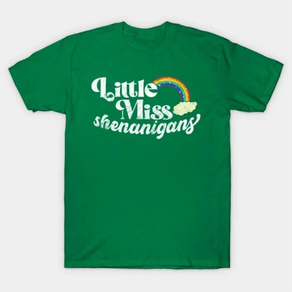 St Patricks Day Shirt For Girls Little Miss Shenanigans Tshirt